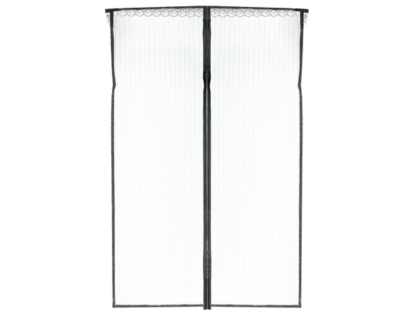 Magnetinis tinklelis nuo uodų durims 110×220 cm, juodas N34