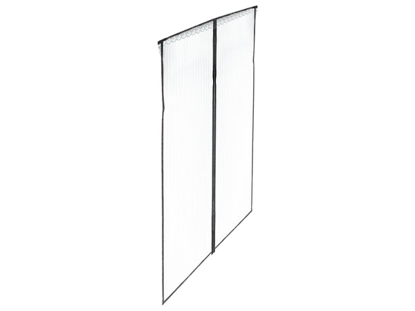 Magnetinis tinklelis nuo uodų durims 110×220 cm, juodas N34