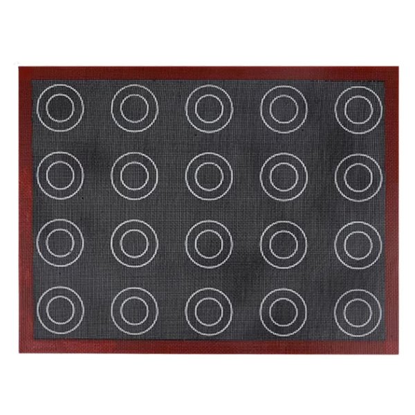 Dvipusis perforuotas silikoninis kepimo kilimėlis 40x30 cm H143