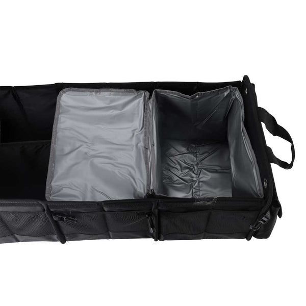 Automobilio bagažinės organizatorius su šaldymu, 3 skyriai, XXL termo krepšys 37×75×32 cm M67