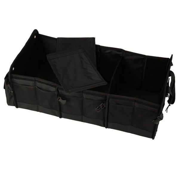 Automobilio bagažinės organizatorius su šaldymu, 3 skyriai, XXL termo krepšys 37×75×32 cm M67