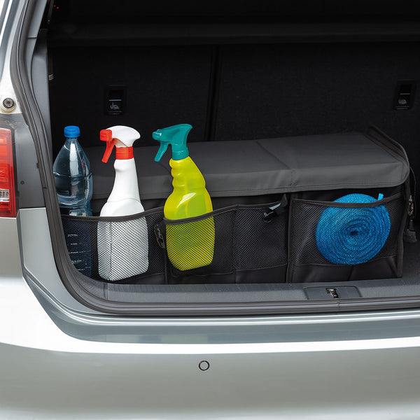 Automobilio bagažinės organizatorius su šaldymu, 3 skyriai, XXL termo krepšys 37×75×32 cm M67
