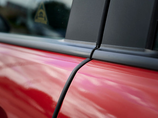 Automobilio durų krašto apsauginė sandarinimo juosta, 10 m, juoda M53