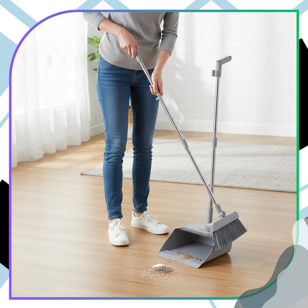 Valymo rinkinys 3in1 pilkas su kotu „Leniuch“ DH122