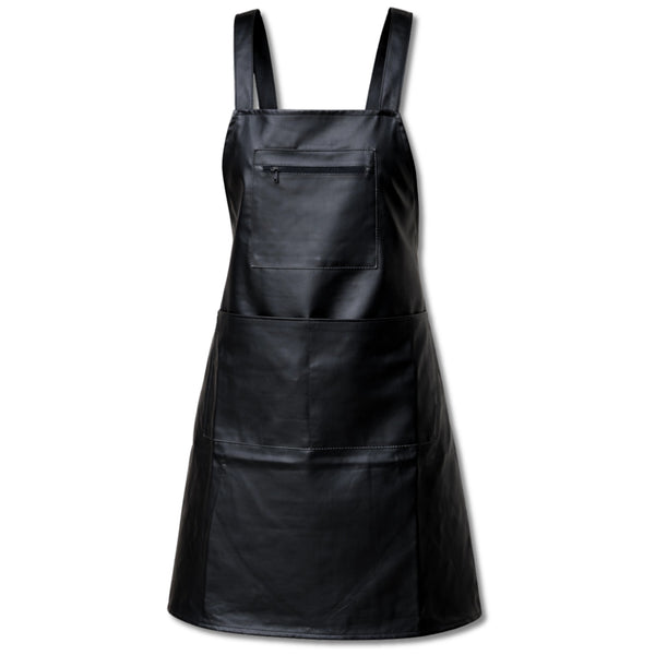 Vandeniui atspari PVC prijuostė, juoda, 80×62 cm H163