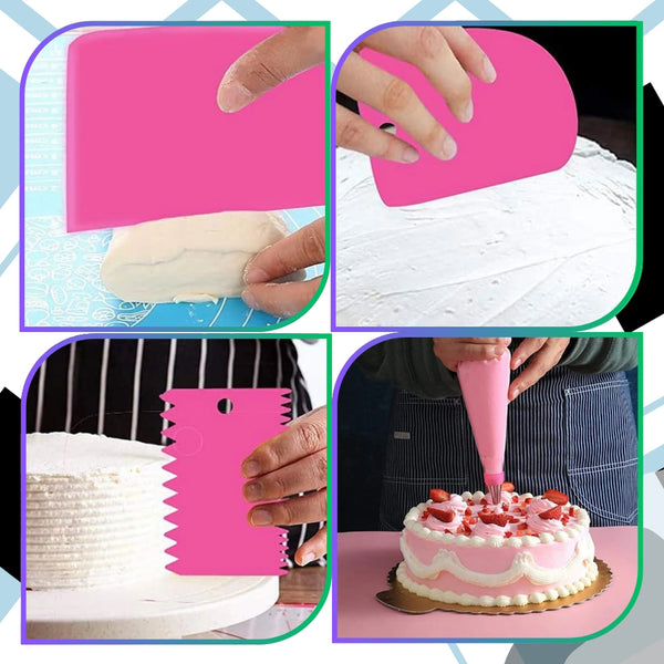 Konditerinis tortų dekoravimo rinkinys 37 vnt. H180