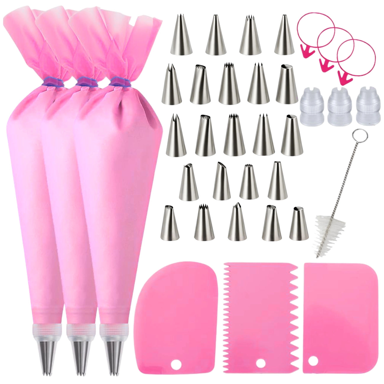 Konditerinis tortų dekoravimo rinkinys 37 vnt. H180