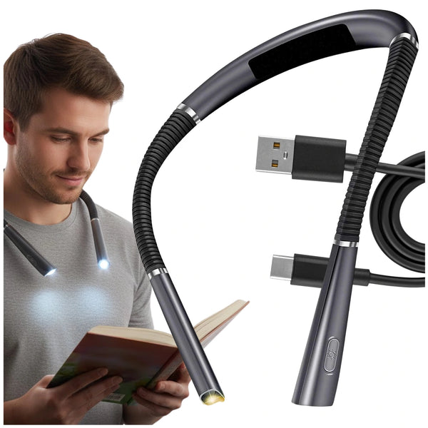 LED kaklo skaitymo lempa, USB, 56 cm Z13