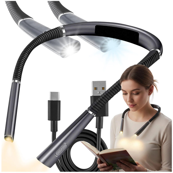 LED kaklo skaitymo lempa, USB, 56 cm Z13