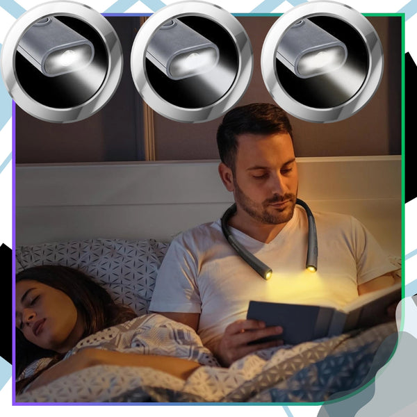 LED kaklo skaitymo lempa, USB, 56 cm Z13