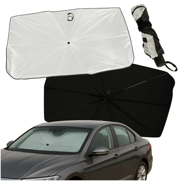 Sulankstomas UV skydelis nuo saulės automobilio priekiniam stiklui 65×110 cm M50