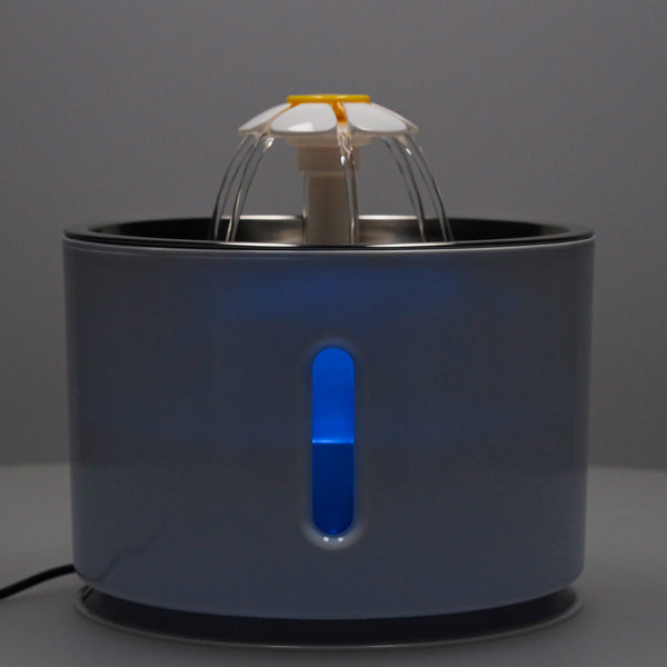 Automatinis LED gertuvė-fontanas šunims ir katėms, 2,4l, su filtru, USB M42
