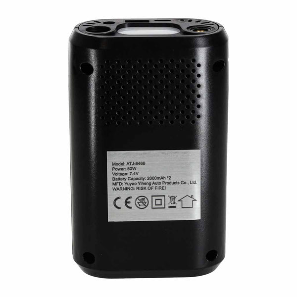 Elektrinis dviračio ir automobilio oro siurblys su USB powerbanku M66