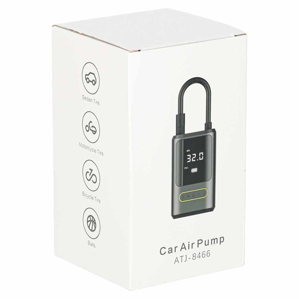 Elektrinis dviračio ir automobilio oro siurblys su USB powerbanku M66