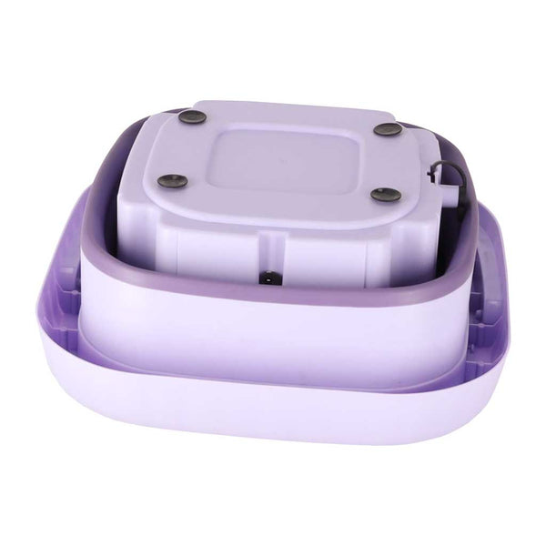 Mini nešiojama sulankstoma automatinė turistinė skalbyklė 8 l, violetinė