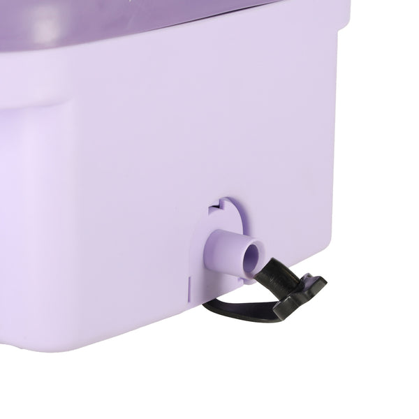 Automatinė turistinė mini sulenkstoma nešiojama skalbyklė 8 l, violetinė M16