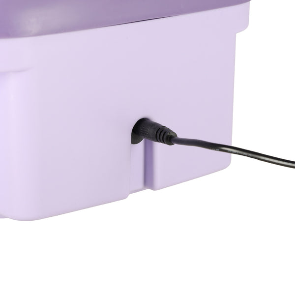 Automatinė turistinė mini sulenkstoma nešiojama skalbyklė 8 l, violetinė N49