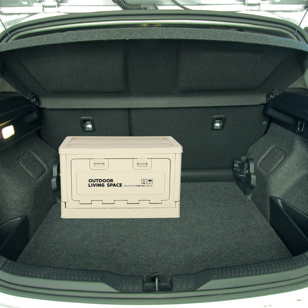 Sulankstoma automobilio bagažinės dėžė–organizatorius 25 l, pilka N71