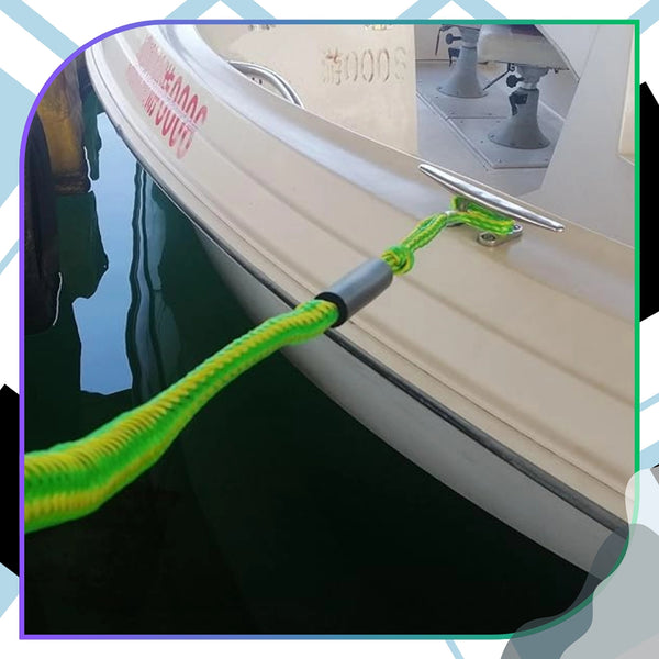 Elastinė švartavimo virvė su kabeliu CUMA 120–170 cm A253