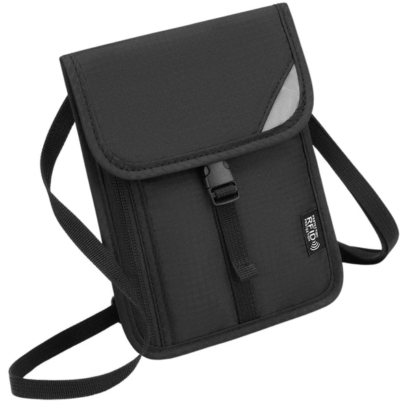 Kelioninė dokumentų dėklas RFID, juodas E61