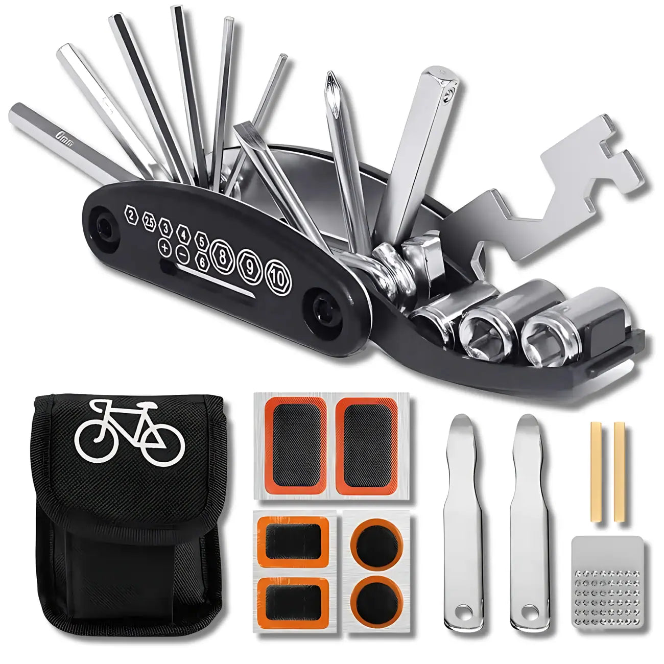 Dviračio remonto rinkinys su 16in1 multitool D54