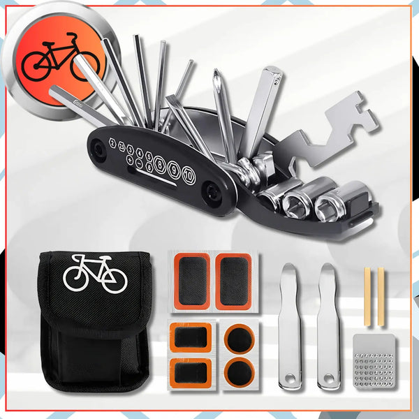 Dviračio remonto rinkinys su 16in1 multitool D54