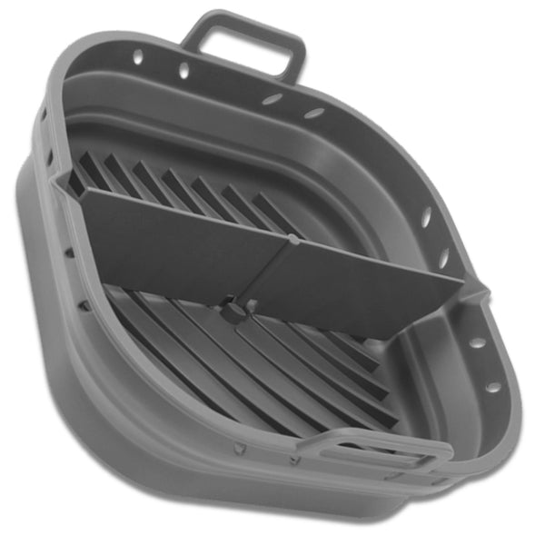 Pilkas silikoninis įdėklas Air Fryer su skirtuku H151