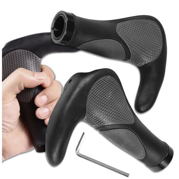 Ergonominės vairo rankenėlės su ragais 22 mm D58