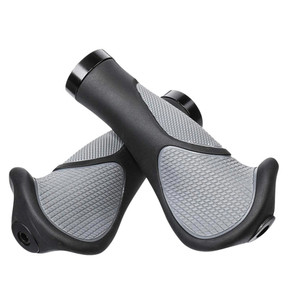 Ergonominės vairo rankenėlės pilkai juodos 22 mm D59