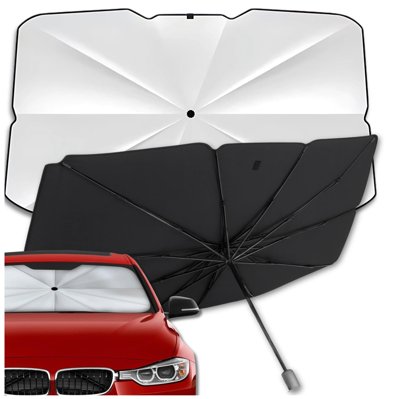 Automobilio priekinio stiklo skėtis 135x79 cm A135