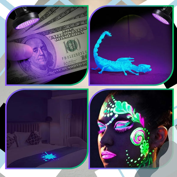 Mini UV LED žibintuvėlis, sidabrinis, aliuminis Z5