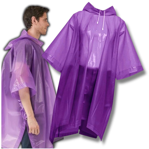 Lietpaltis is poliesterio, violetinis unisex