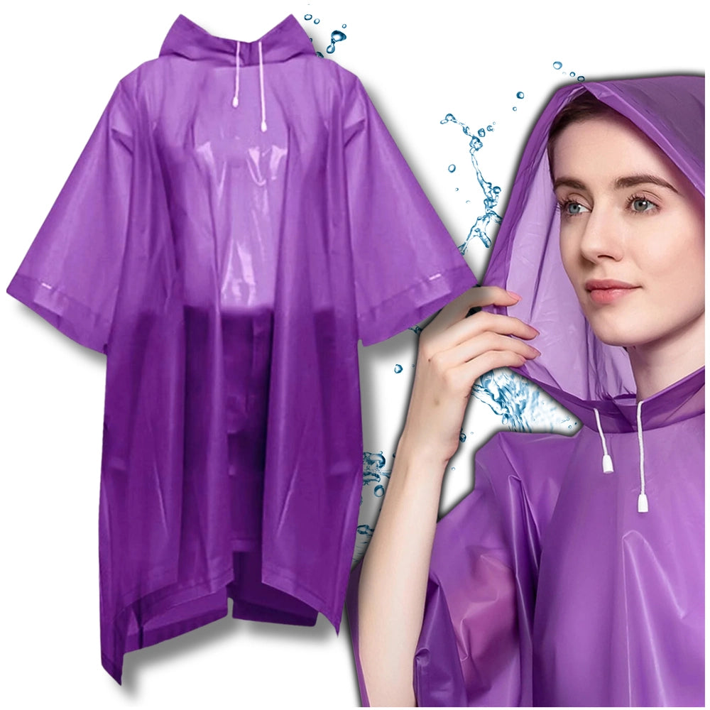 Lietpaltis is poliesterio, violetinis unisex
