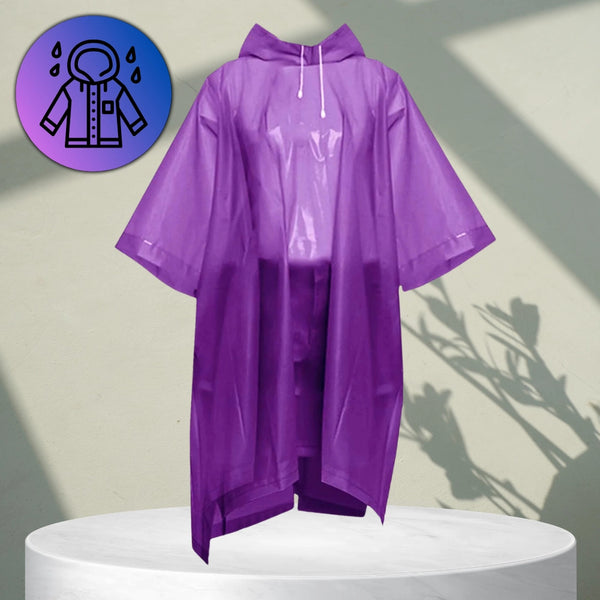 Lietpaltis is poliesterio, violetinis unisex