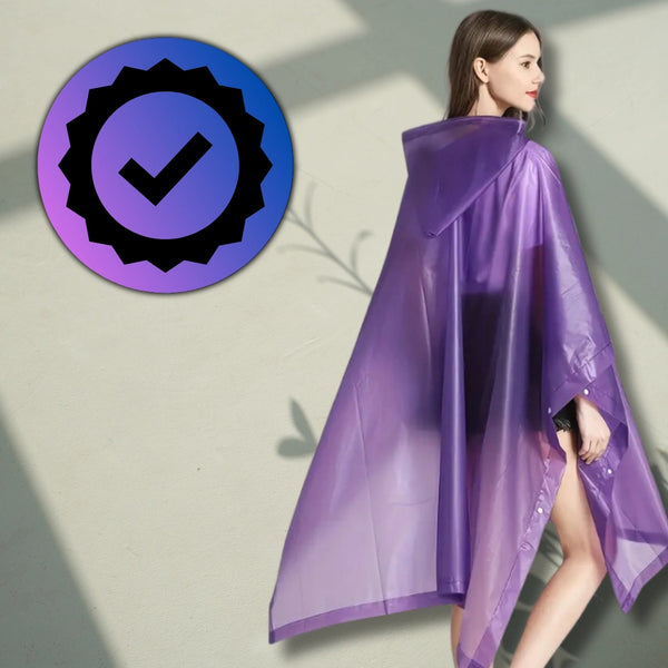 Lietpaltis is poliesterio, violetinis unisex