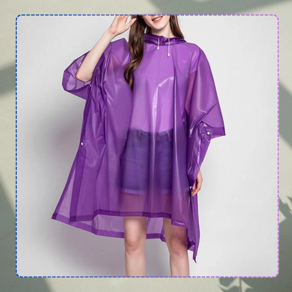 Lietpaltis is poliesterio, violetinis unisex