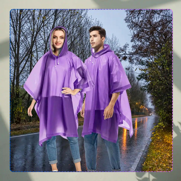 Lietpaltis is poliesterio, violetinis unisex