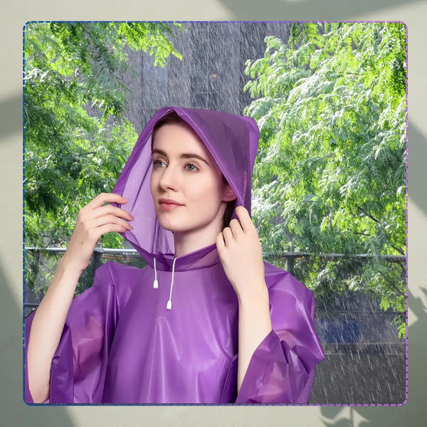 Lietpaltis is poliesterio, violetinis unisex