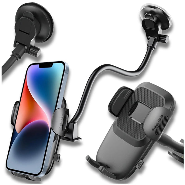 Juodas elastingas telefono laikiklis automobiliui A31