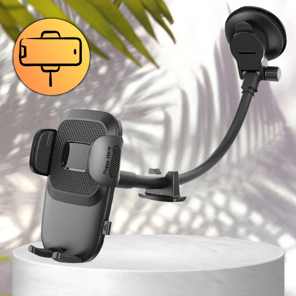 Juodas elastingas telefono laikiklis automobiliui A31