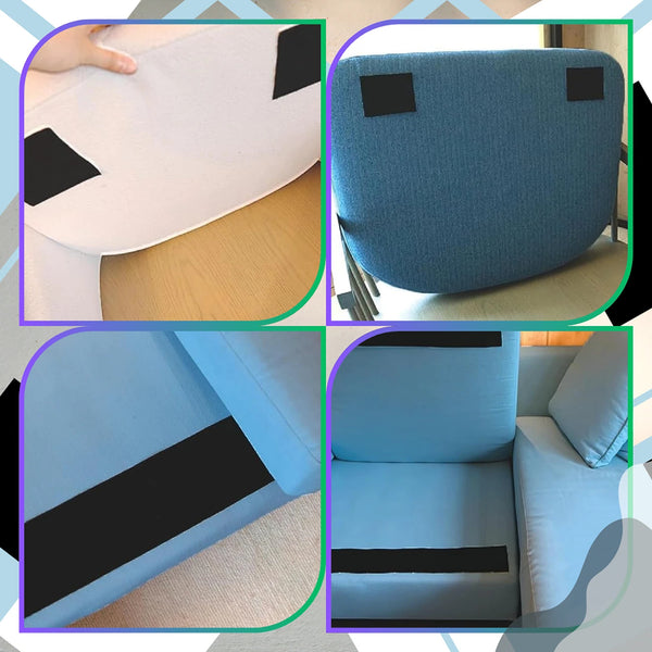 Lipni velkro juosta juoda 5 mx 5 cm (komplektas) B12