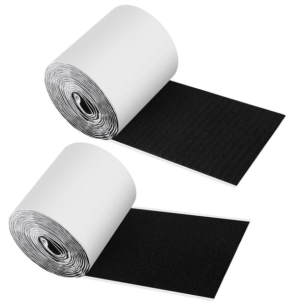 Lipni velkro juosta juoda 5 mx 5 cm (komplektas) B12