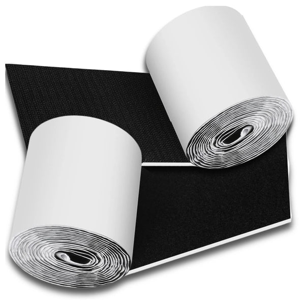 Lipni velkro juosta juoda 5 mx 5 cm (komplektas) B12