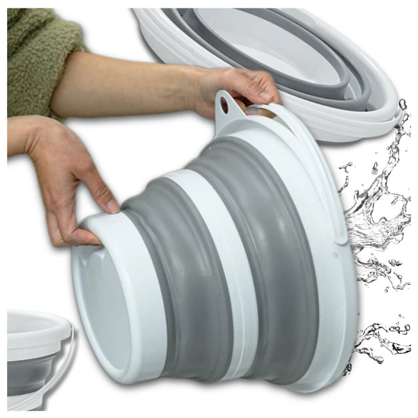 Sulankstomas 10 l PVC kibiras, kompaktiškas DH87