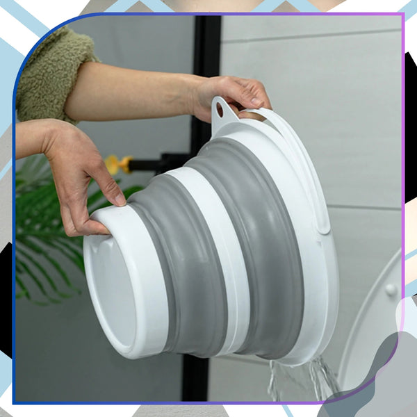 Sulankstomas 10 l PVC kibiras, kompaktiškas DH87