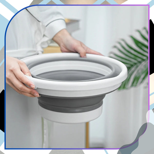 Sulankstomas 10 l PVC kibiras, kompaktiškas DH87