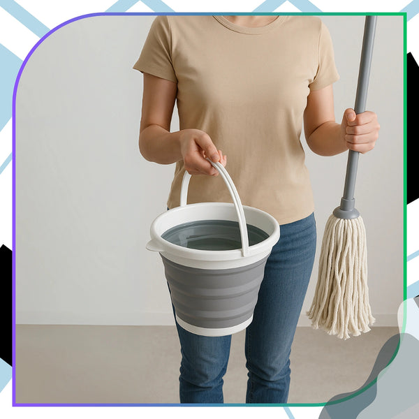 Sulankstomas PVC kibiras 10 l, kompaktiškas DH107