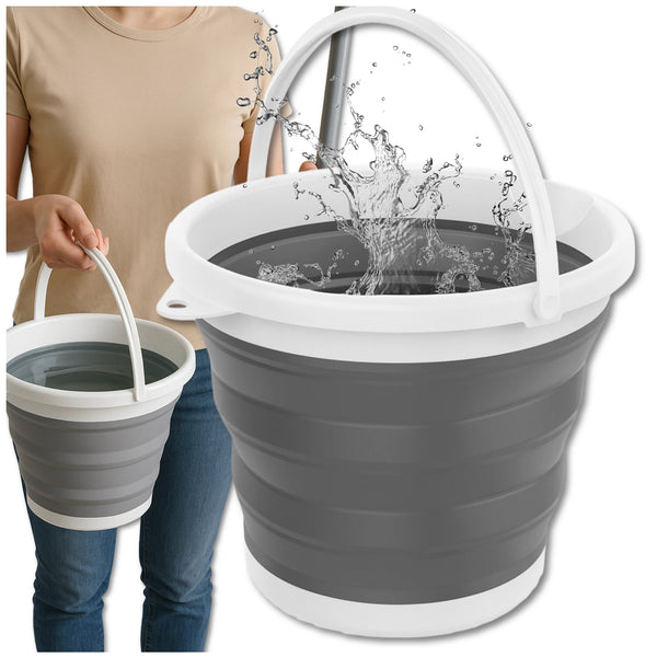 Sulankstomas PVC kibiras 10 l, kompaktiškas DH107