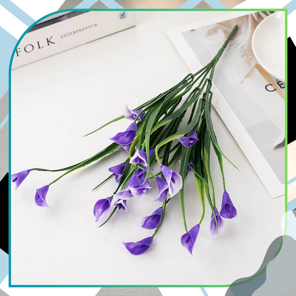 Dirbtinės violetinės lelijos, 5 vnt., 38 cm N59