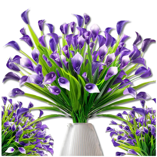 Dirbtinės violetinės lelijos, 5 vnt., 38 cm N59